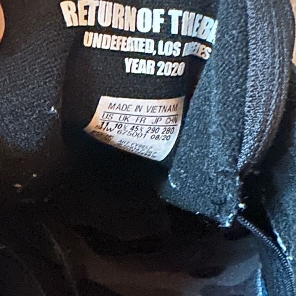 BAPE X UNDEFEATED 8000 men’s shoes - Picture 9 of 11